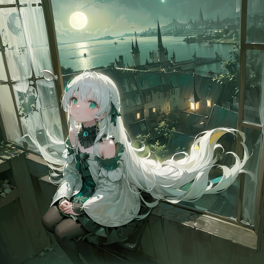 明夜の窓辺