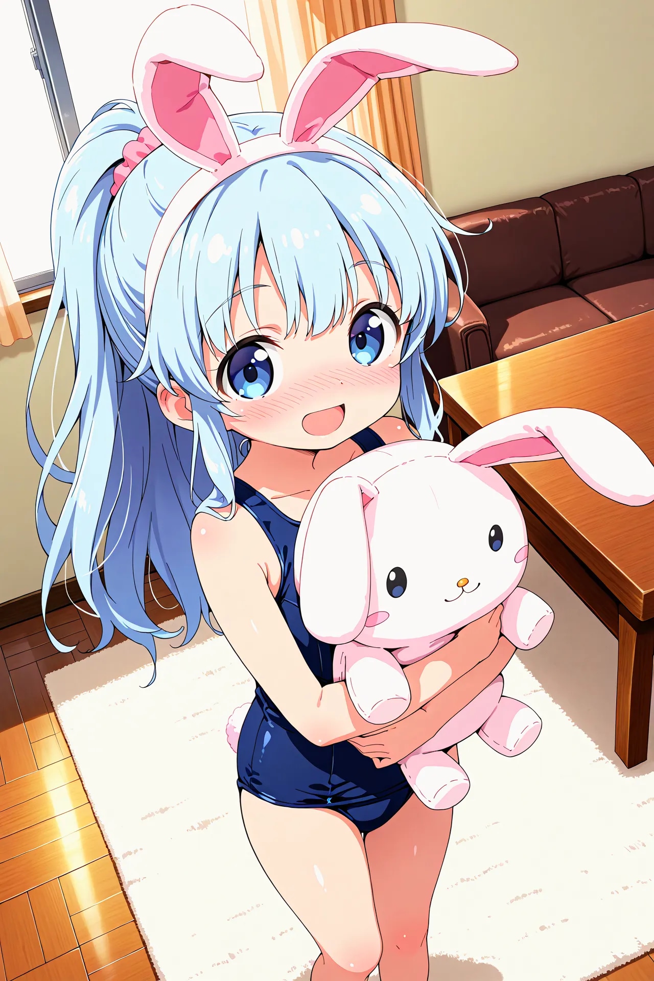 スク水バニーガールなあおいちゃん🐰💙