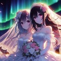 ウェディングドレス姿の花嫁　ーCopilot使用ー 3枚目