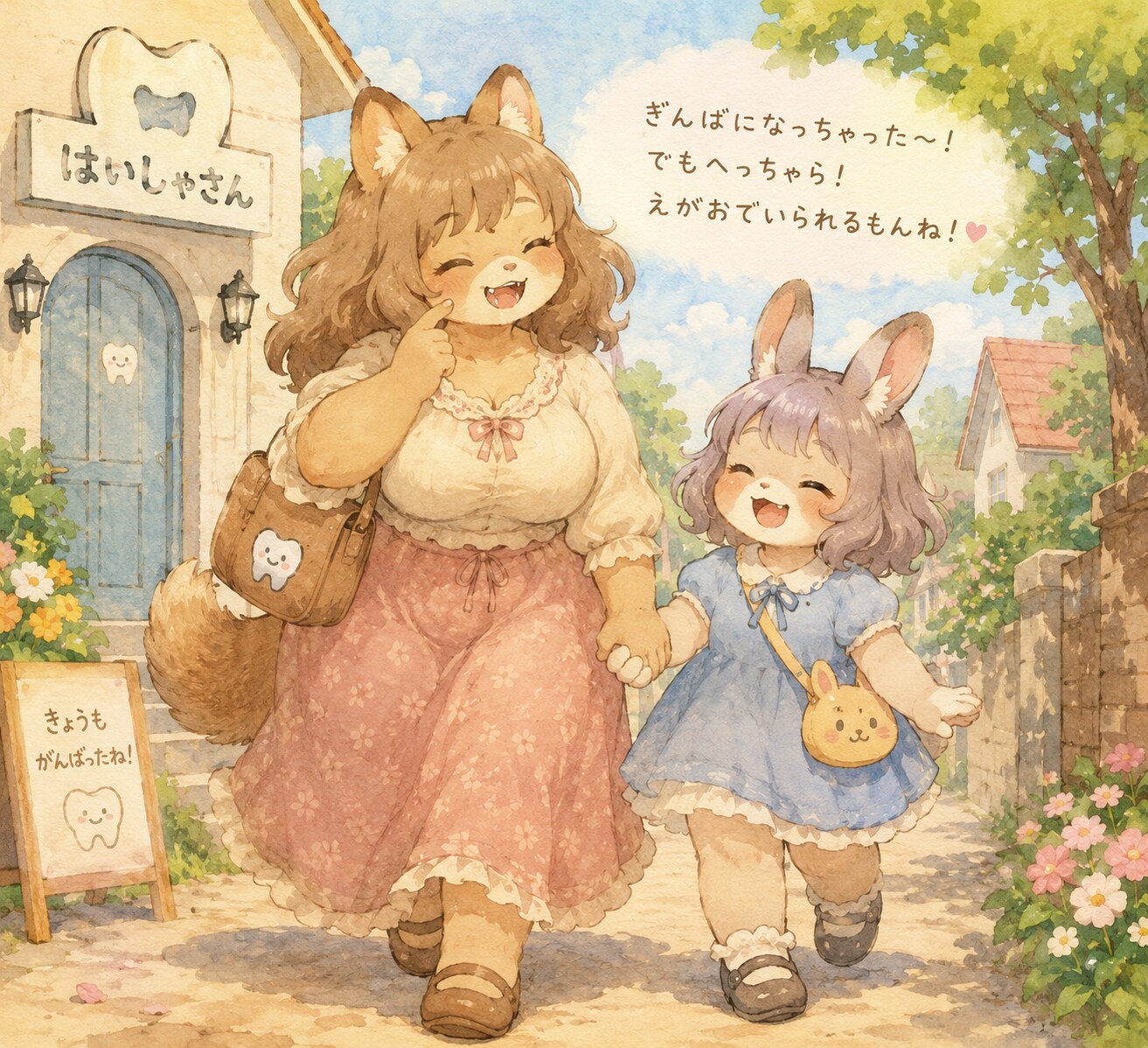 気にしないふたり