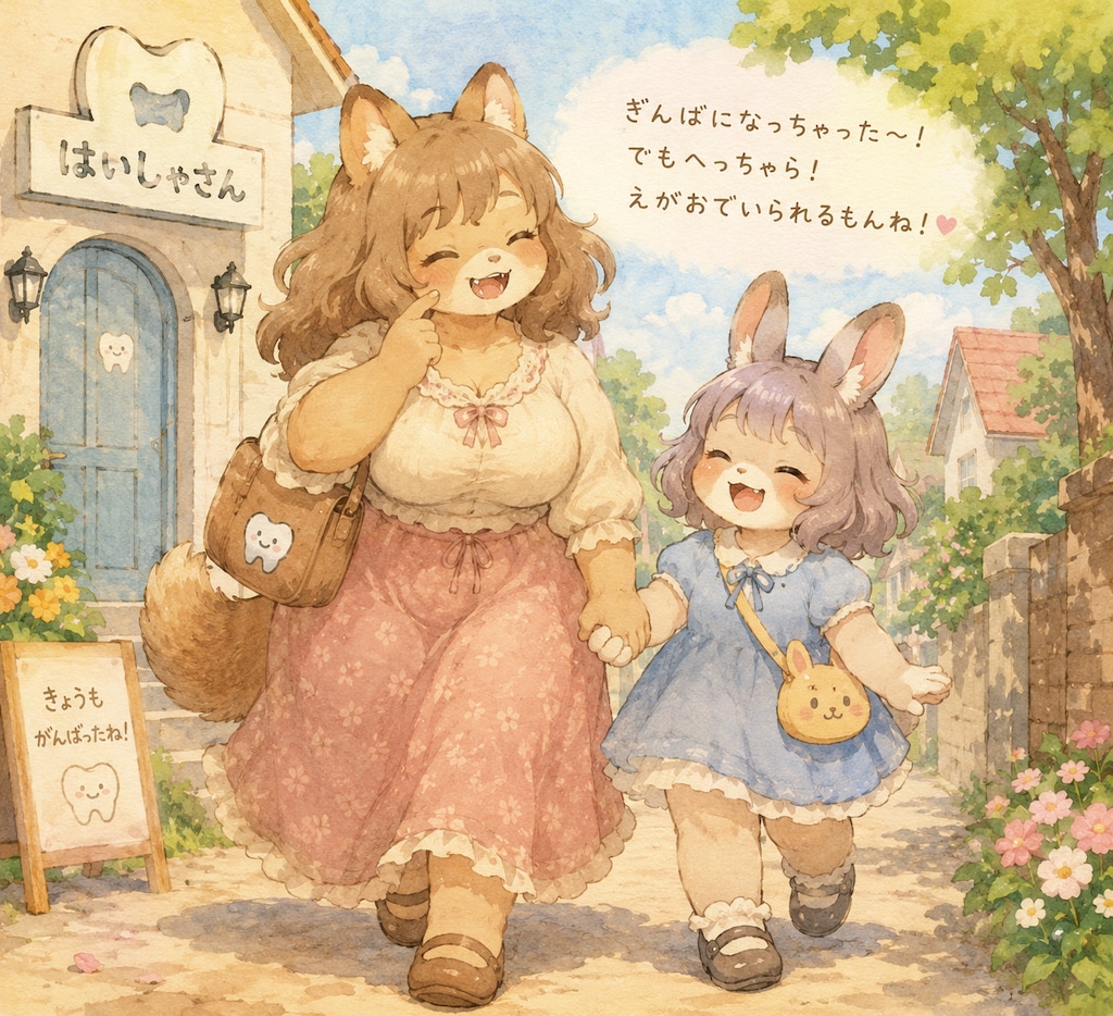 気にしないふたり