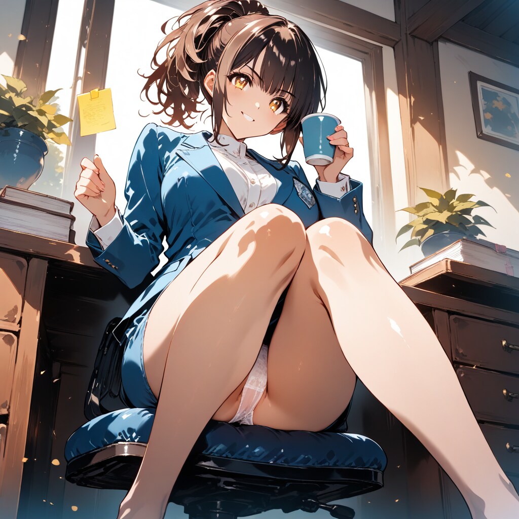 先輩…見えてます