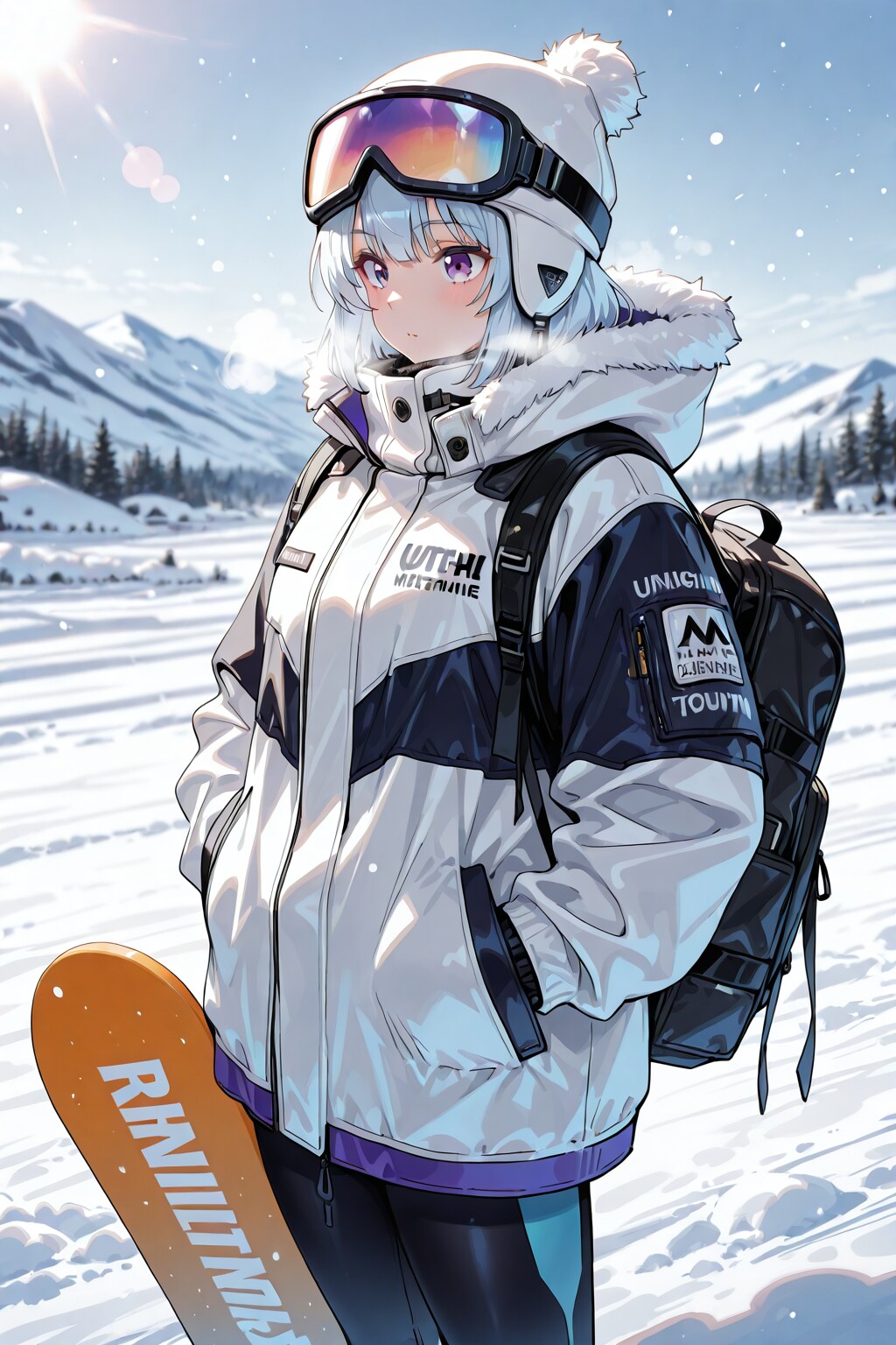 一年中雪が積もっている街 | の人気AIイラスト・グラビア