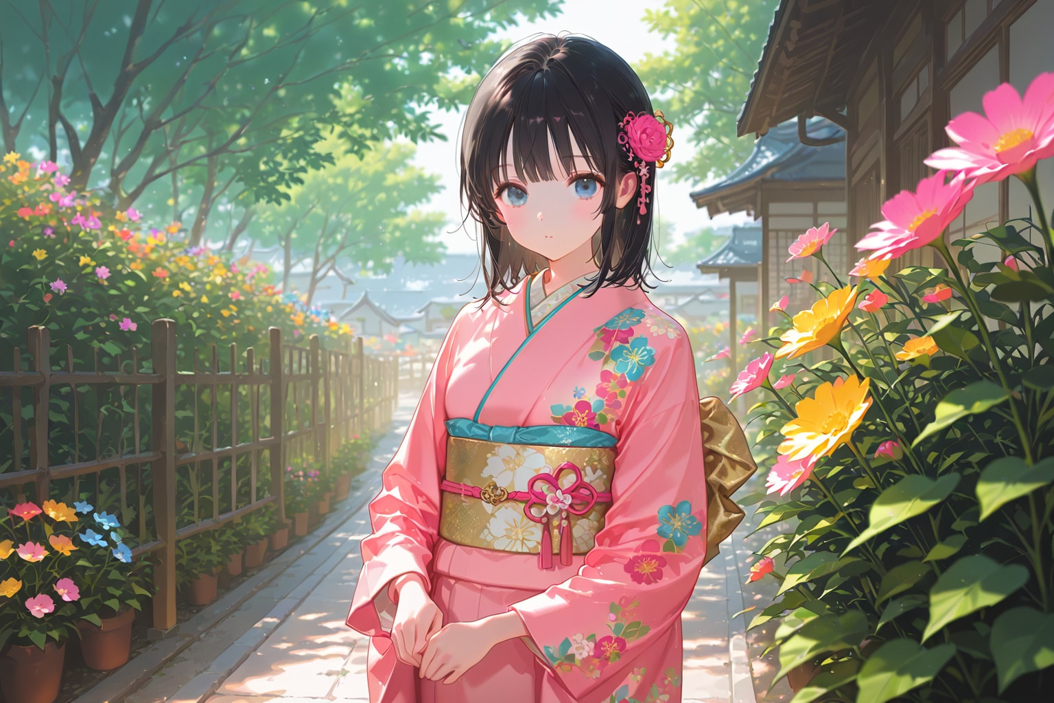 晴れ着(PEGASUS)(7) | の人気AIイラスト・グラビア