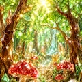 クリスタル・キノコの森 2枚目