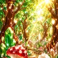 クリスタル・キノコの森 5枚目
