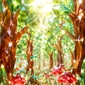 クリスタル・キノコの森 3枚目