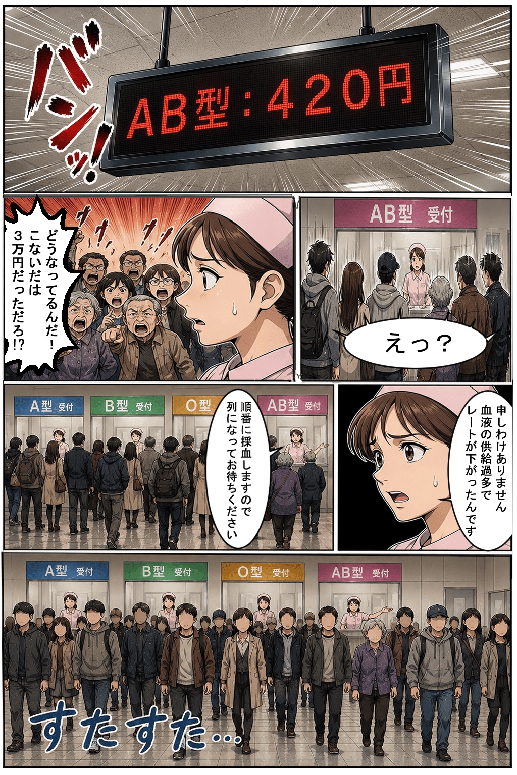 血を売った代価【ブラックコメディ短編】