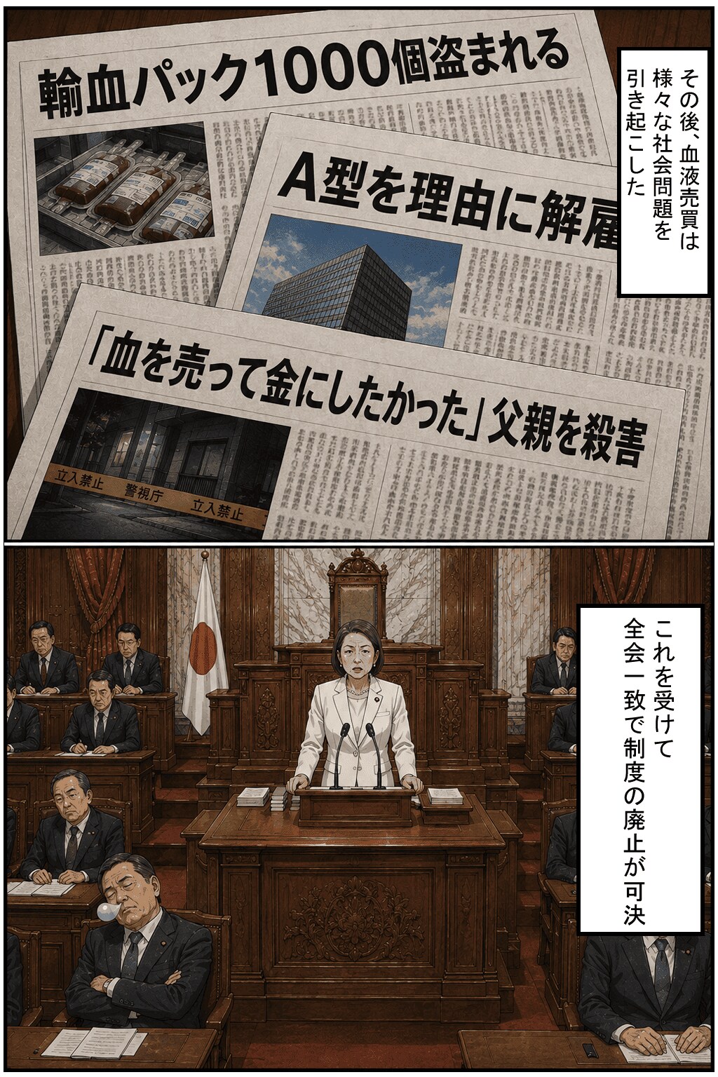 血を売った代価【ブラックコメディ短編】