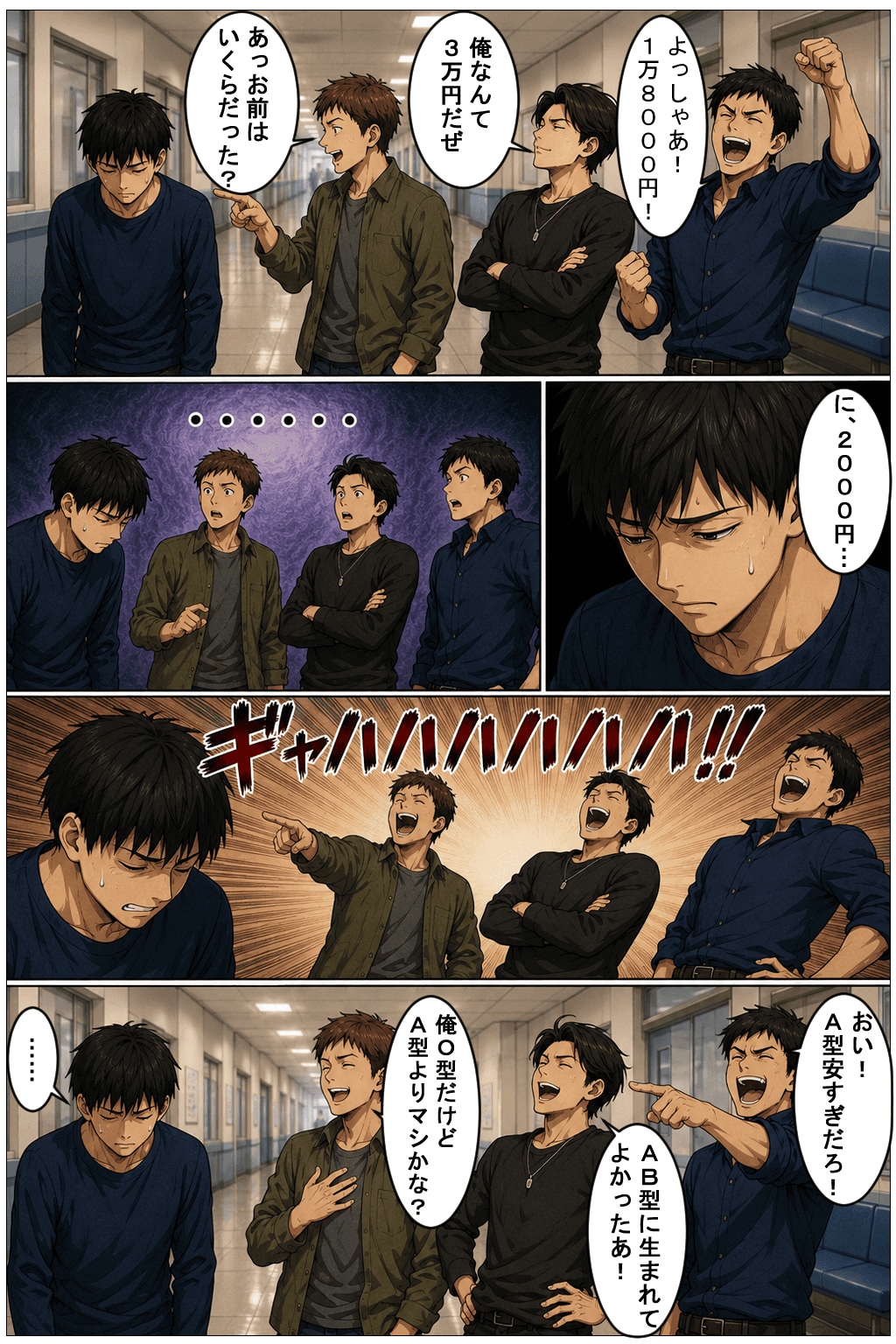 血を売った代価【ブラックコメディ短編】