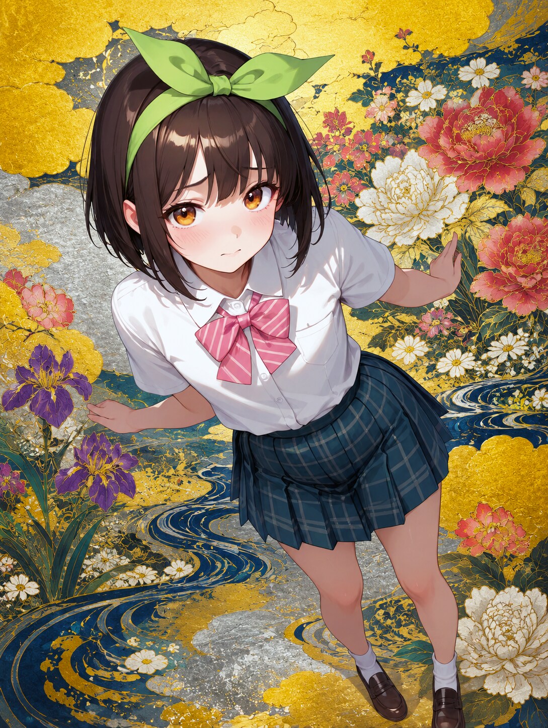 金屏風🍈メロン夏服✨