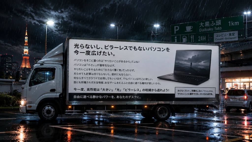 光らない小さなパソコンもいいぞ
