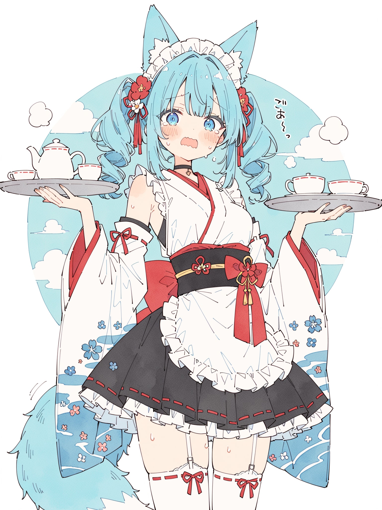 和メイドカフェの店員さん
