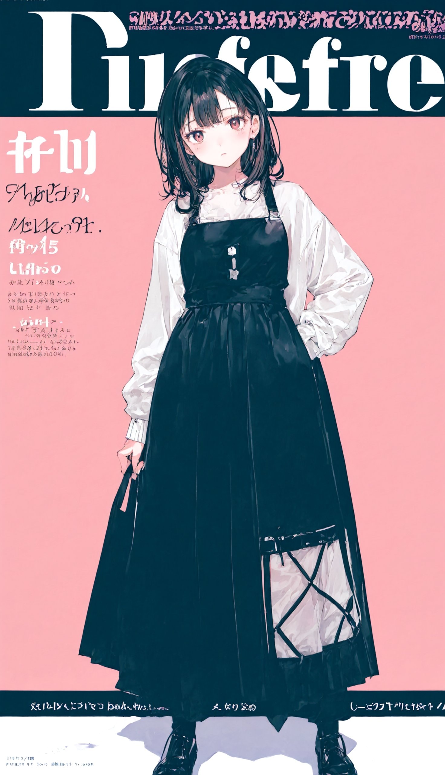 magazine風表紙絵