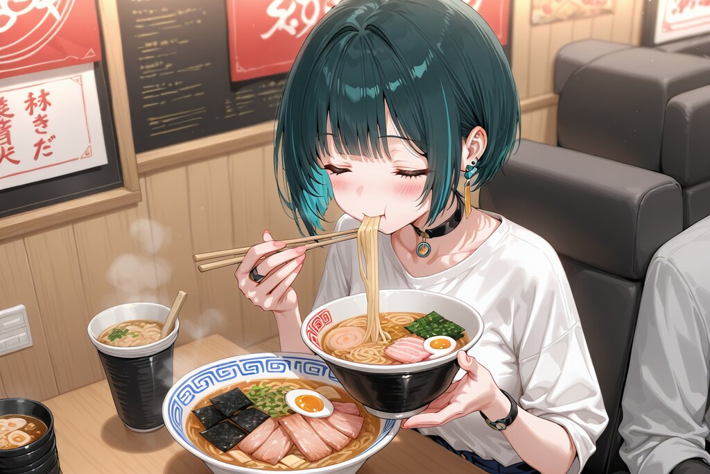 QILINでラーメン