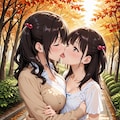 百合キス　先輩ぃ・・・ 2枚目