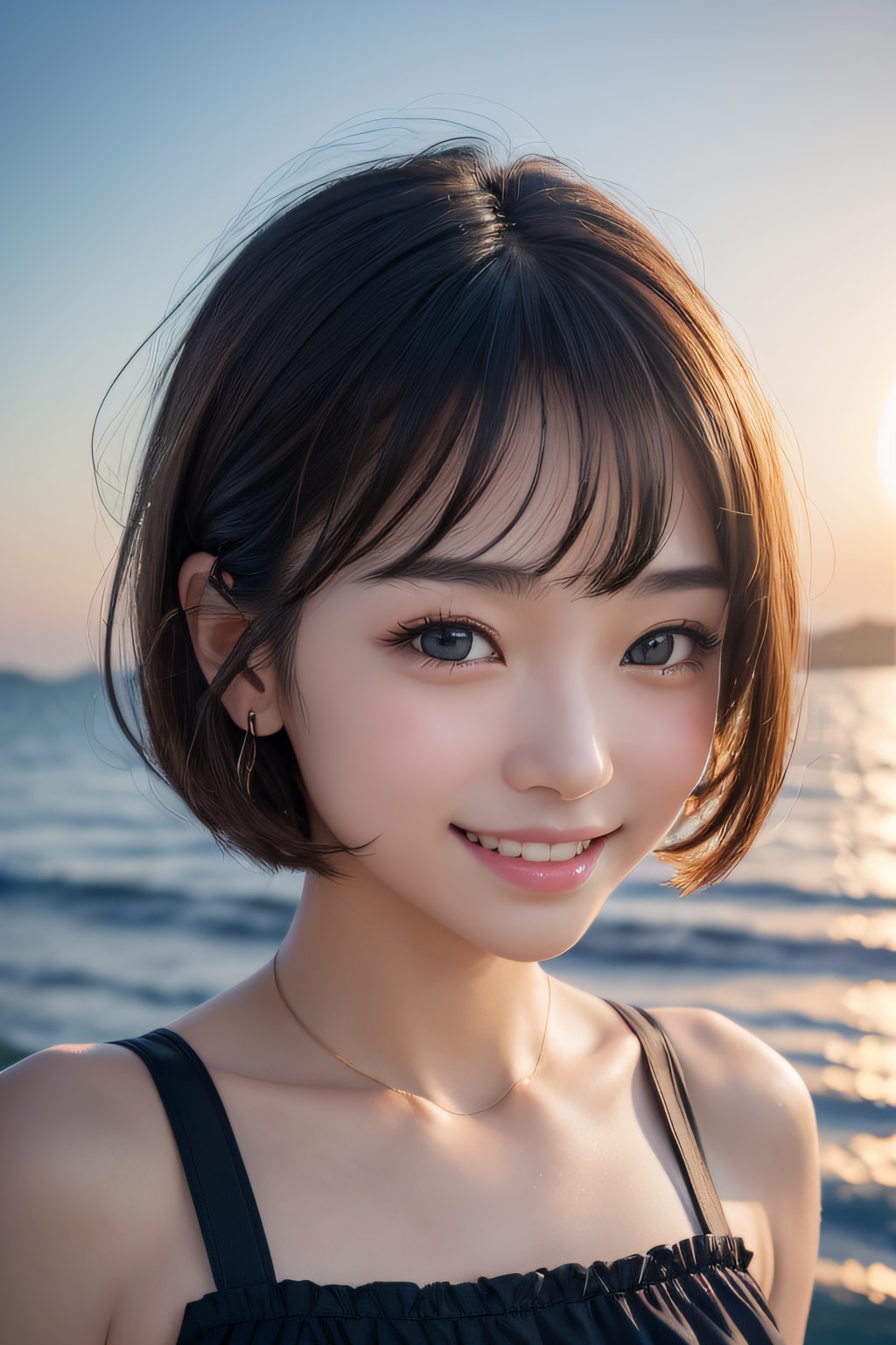 潮騒に笑顔はじけて