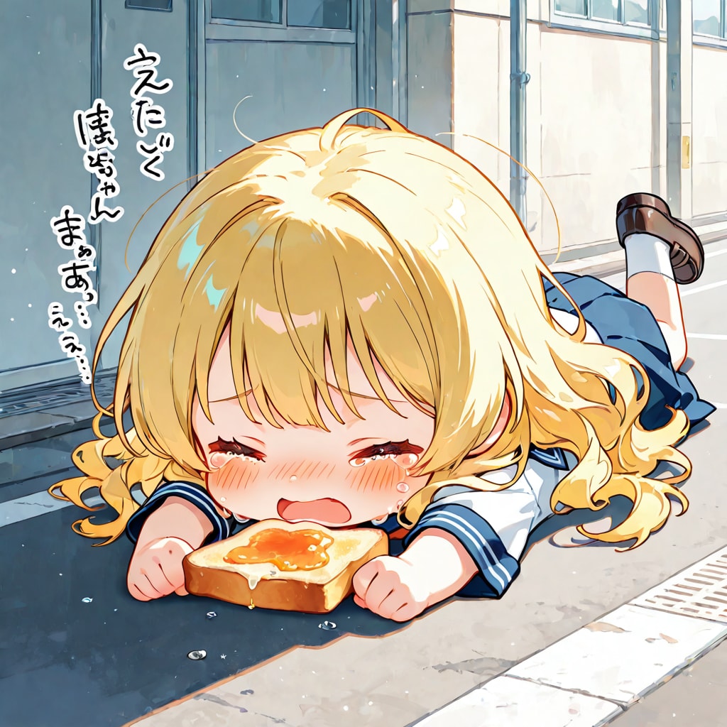 トーストランニング失敗したちちぷいちゃん