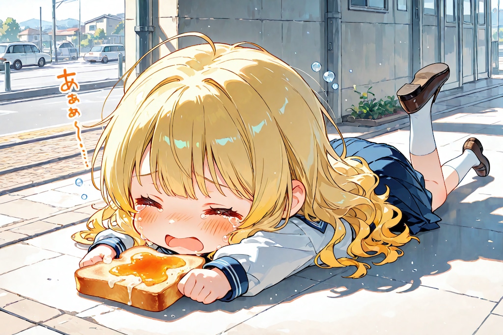 トーストランニング失敗したちちぷいちゃん