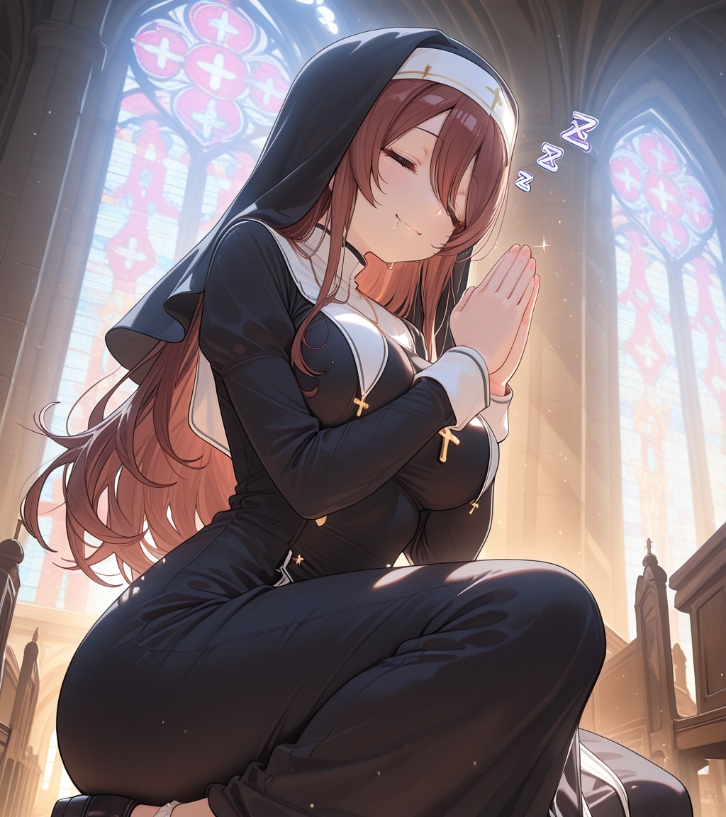 数時間は祈っている甜花ちゃん