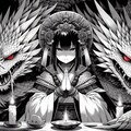 （モノクロ版）龍と巫女！ 3枚目