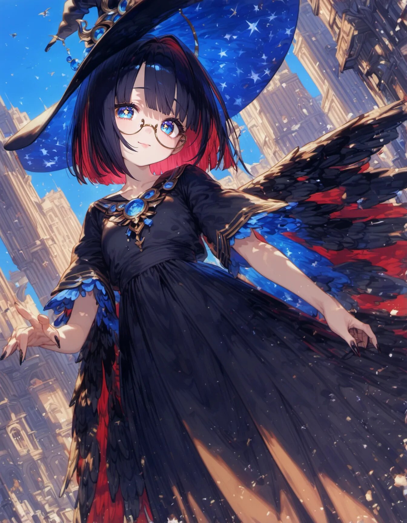 The Astral Witch Takes Flight | の人気AIイラスト・グラビア