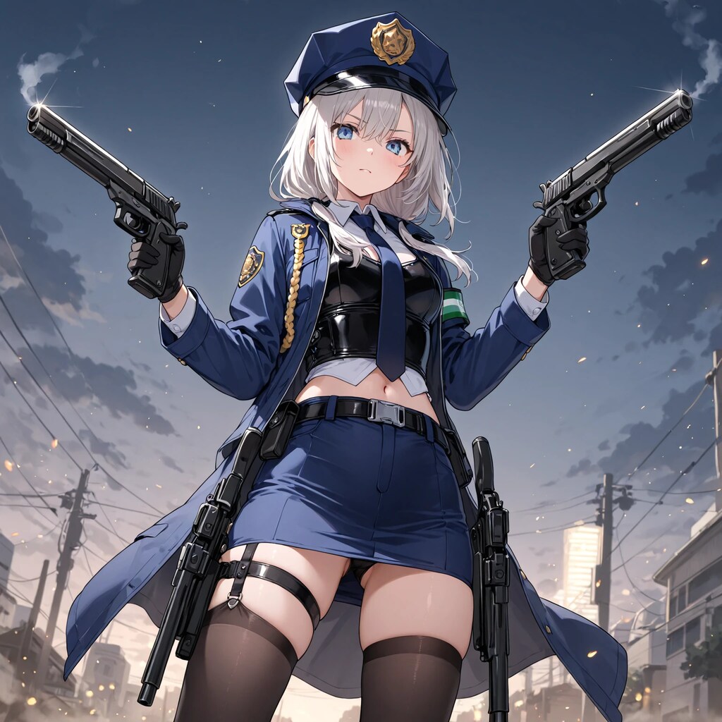 二丁拳銃婦警さん