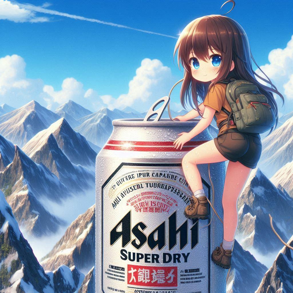 ビールを登る小さな女の子 | の人気AIイラスト・グラビア