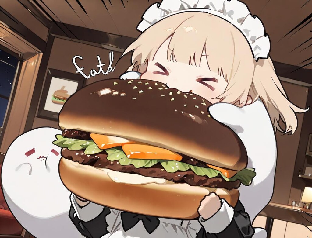 ✨( >ω<)🍔👻✨