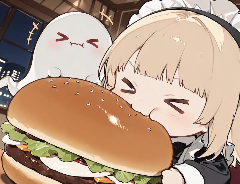 ✨( >ω<)🍔👻✨