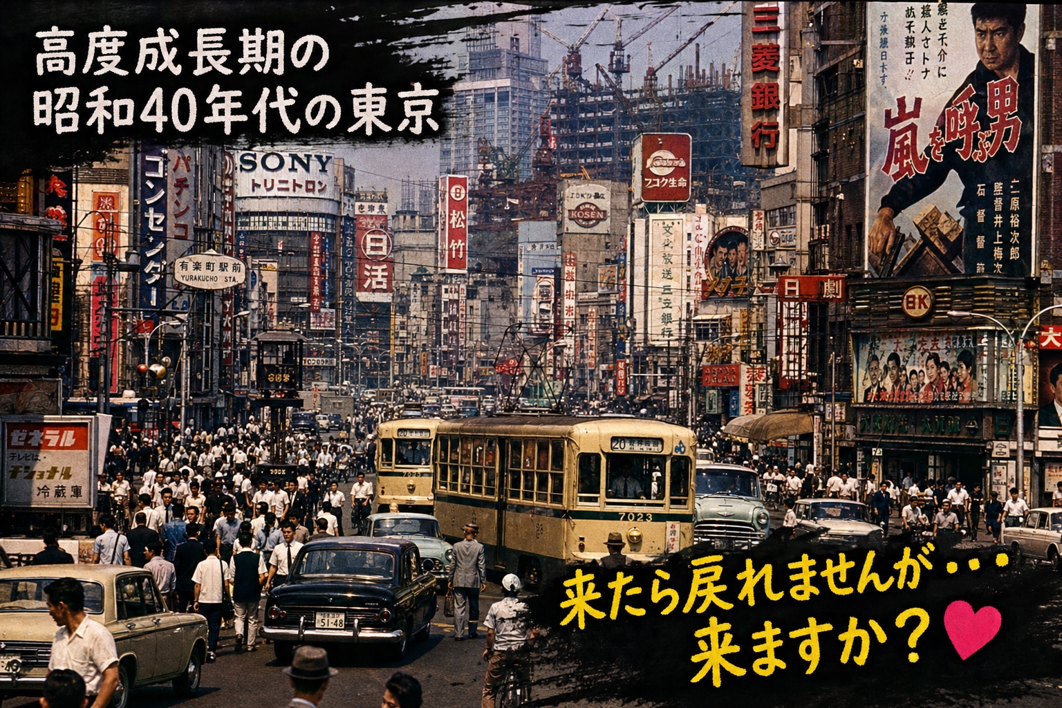 昭和40年代の東京へ