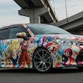 ドラゴンボール痛車カローラフィールダー 3枚目