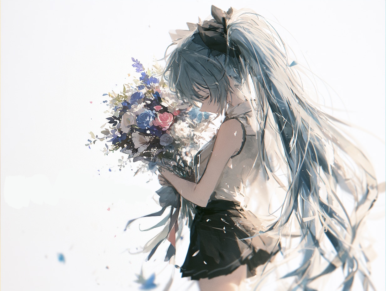 花束 | の人気AIイラスト・グラビア