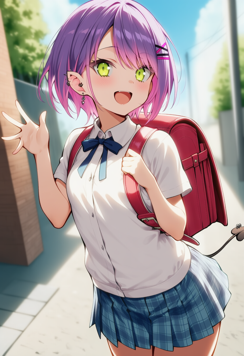おはよー！（常闇トワ） | の人気AIイラスト・グラビア