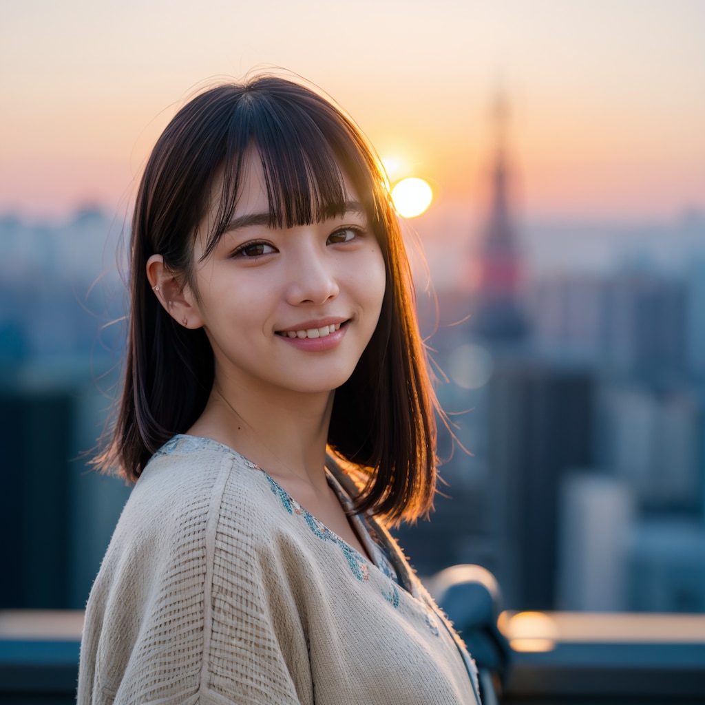 微笑む彼女 No.4