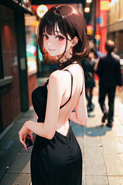 Backless Dress 10