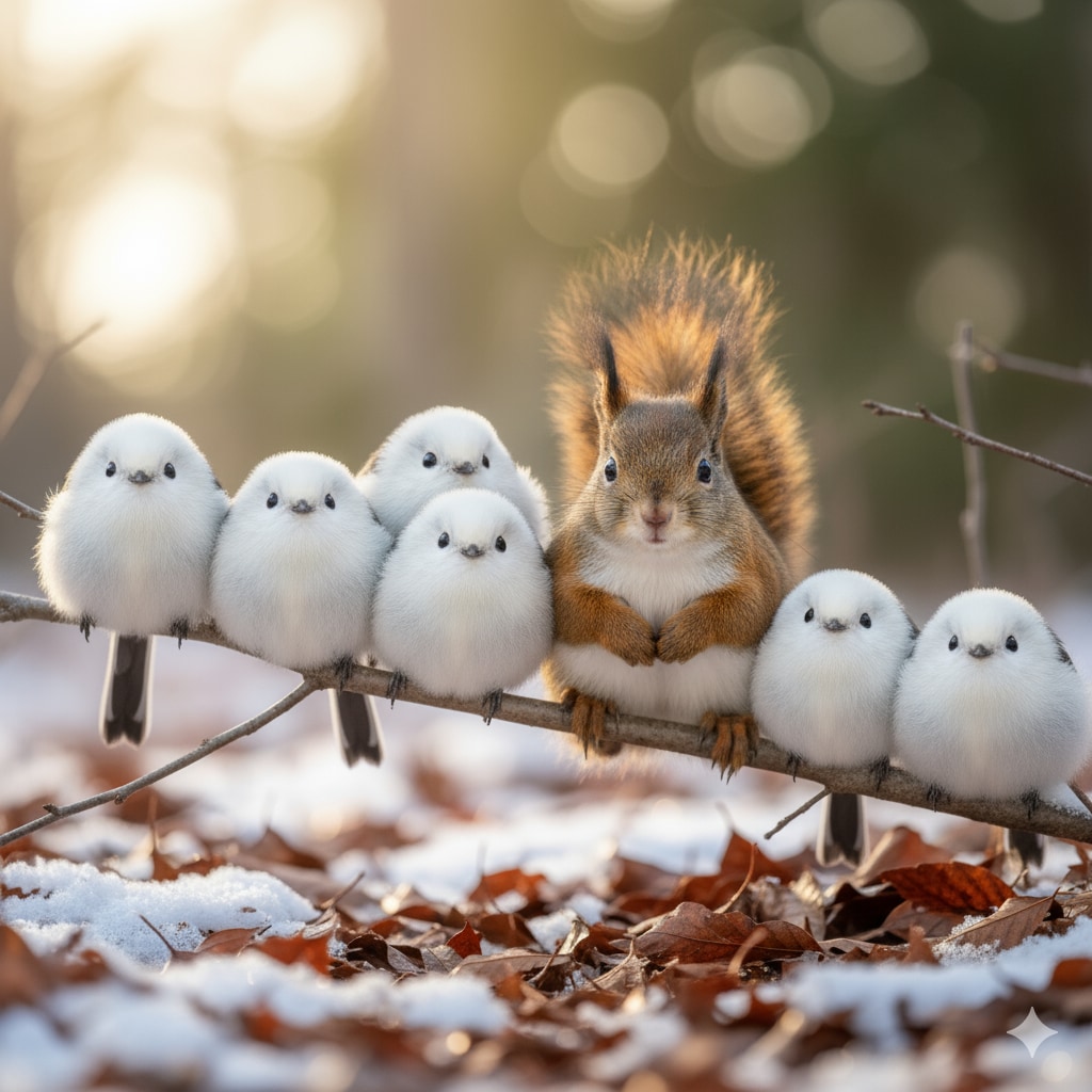 お友達のエゾリス