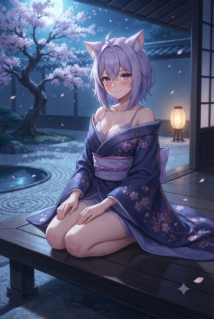 妖艶な着物姿のシス