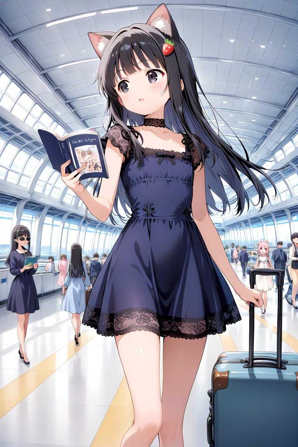 ネコ娘のクロちゃん🐈‍⬛✨１７ | の人気AIイラスト・グラビア