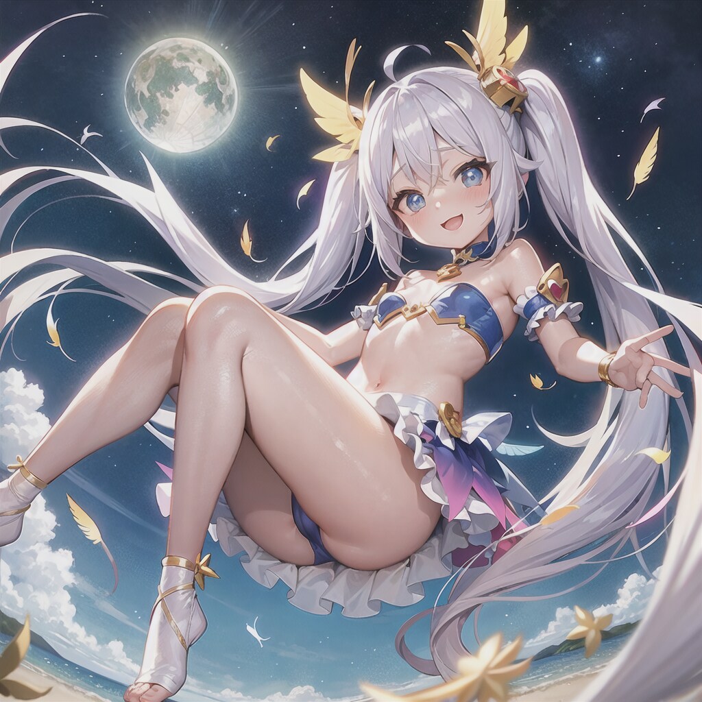 月夜の少女