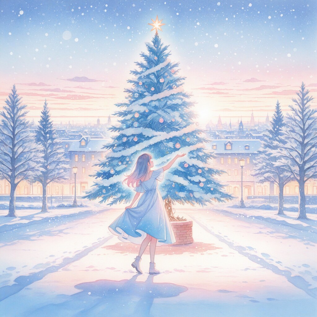 クリスマスの夜のダンス