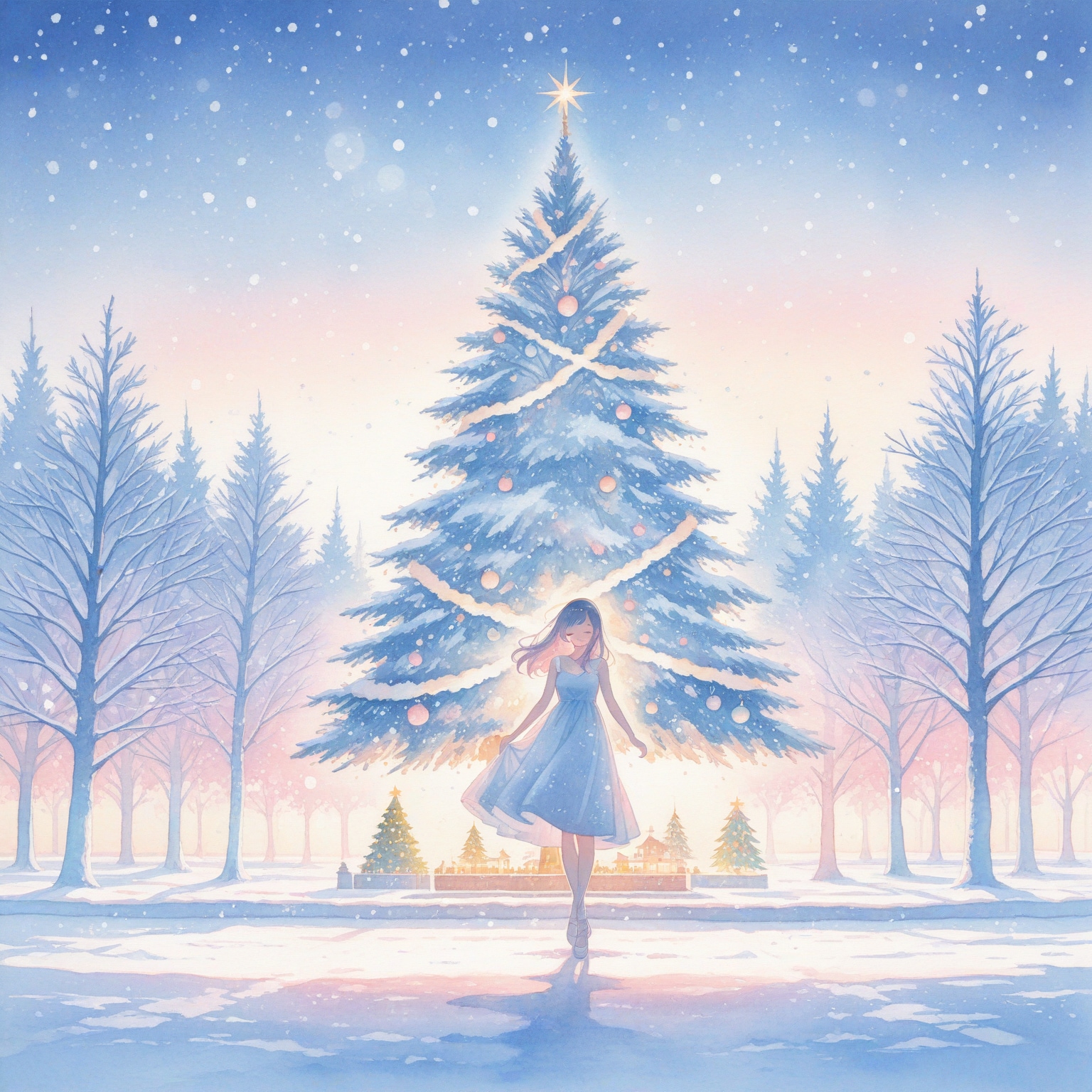 クリスマスの夜のダンス | の人気AIイラスト・グラビア