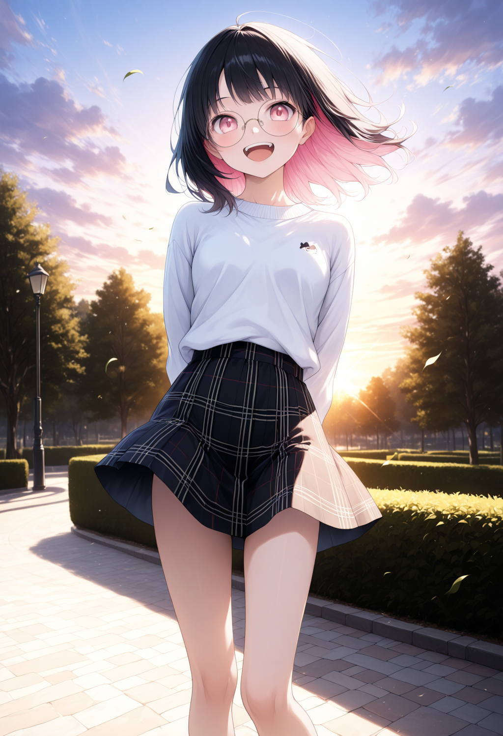黒髪メガネ