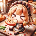 🌾粉の気持ちを知りたい系メイドちゃん、おピッツァメイドパンになる🍞 3枚目