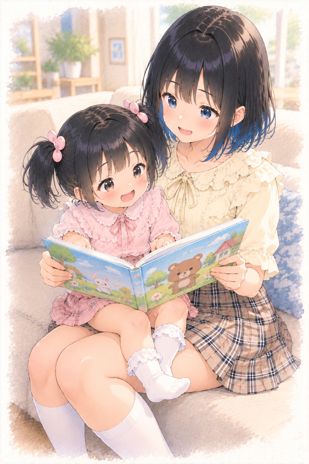 【想い出】読み聞かせ | の人気AIイラスト・グラビア