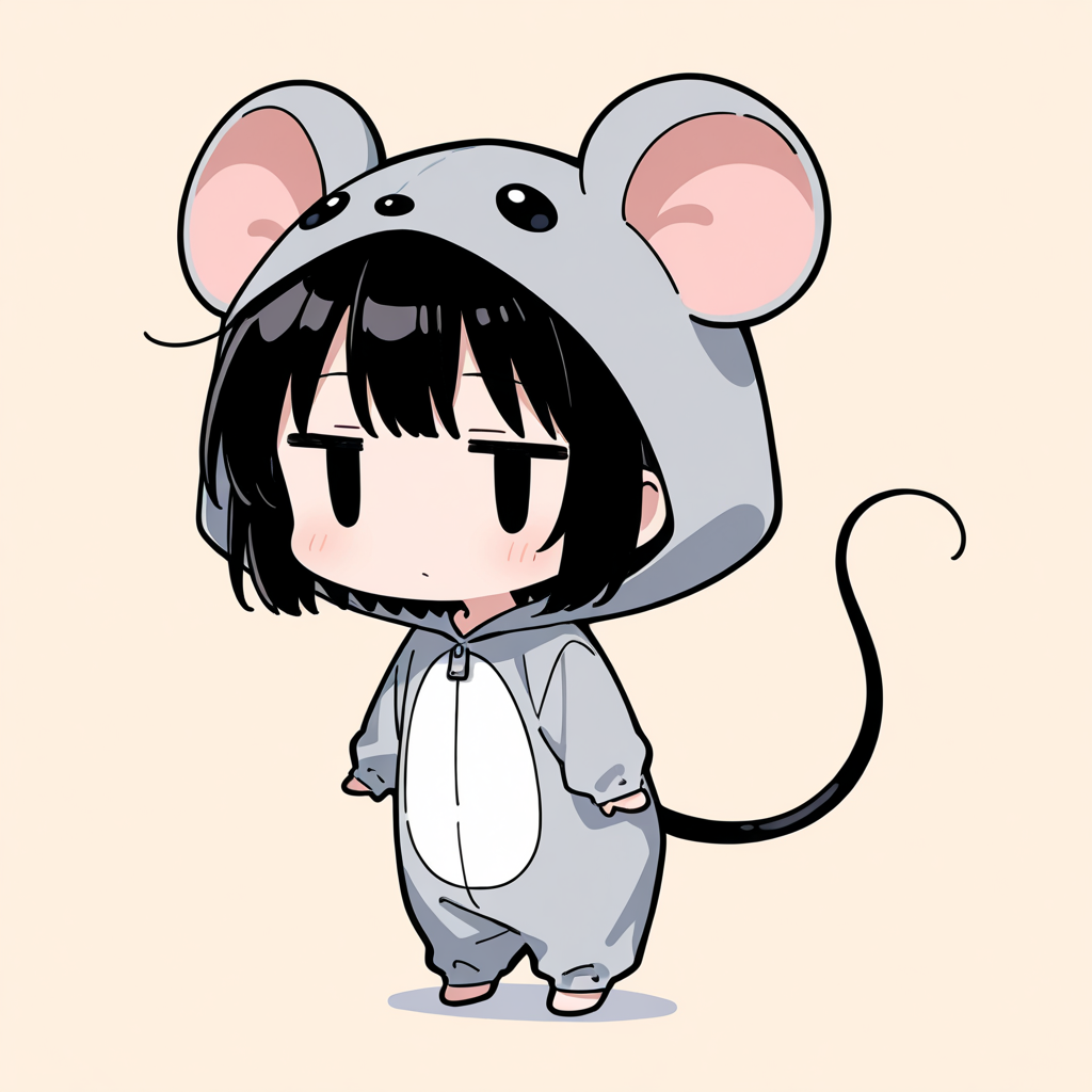 着ぐるみ着せ替え（ネズミ）