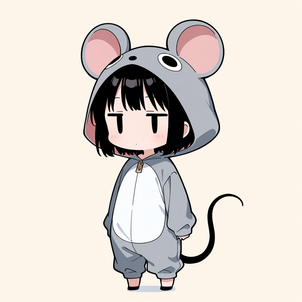 着ぐるみ着せ替え（ネズミ）