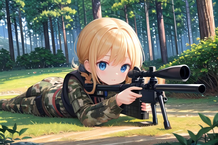 敵を二人確認しました。 | の人気AIイラスト・グラビア