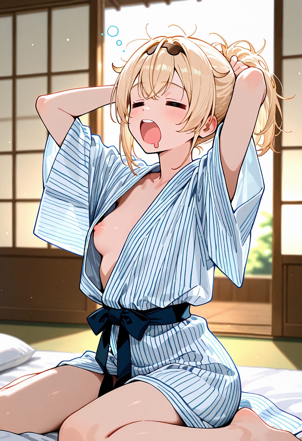 おはよ～でござるぅ～…