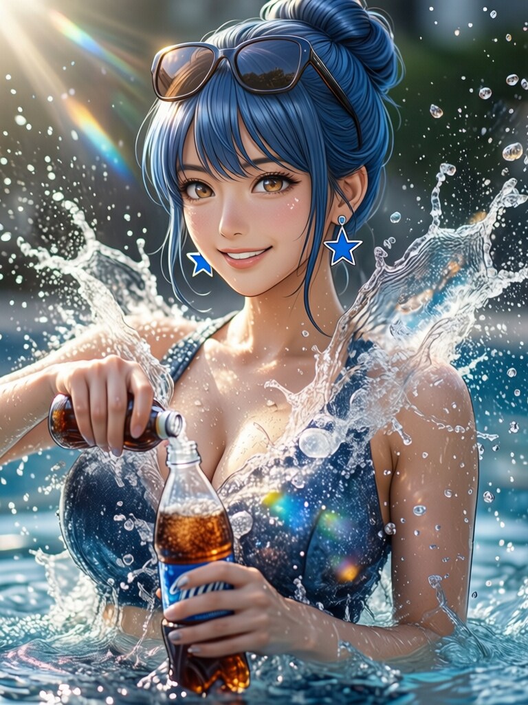 プールで飲むキンキンに冷えたドリンクに勝るものはないね！